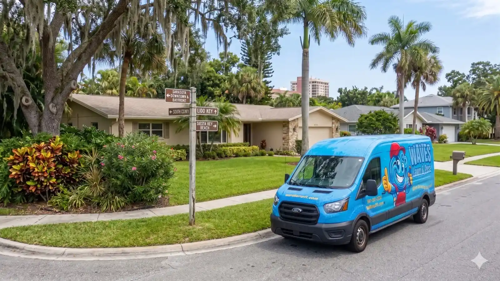 Venice Exterminator service vehicle